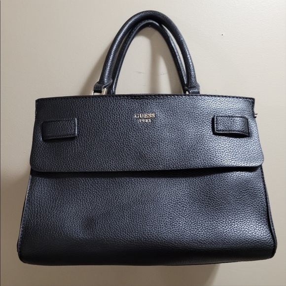 Guess black leather bag - Picture 1 of 10